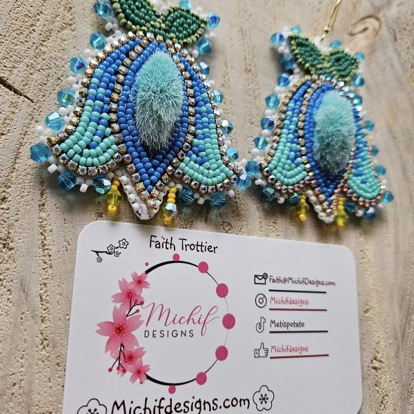 Bluebell Tufted Earrings