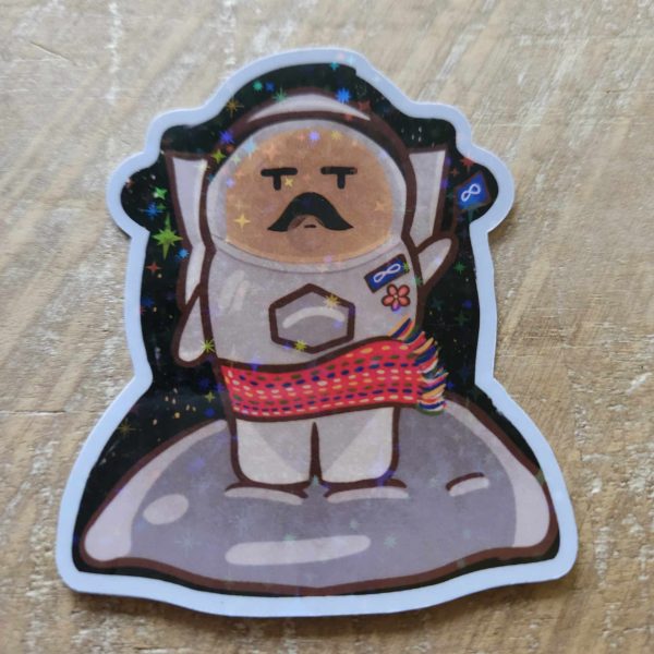 Space Louis Potato Sticker