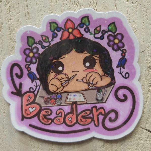 Deadly Beader Sticker